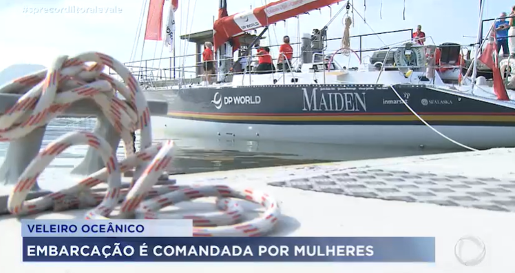 Veleiro oceânico com tripulação feminina visita o Brasil