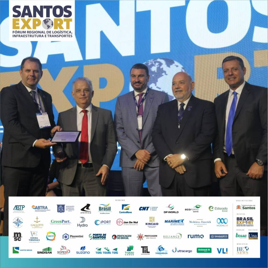 T-Grão, Praticagem de SP, BTP e Sopesp recebem homenagem pelas contribuições ao Porto de Santos