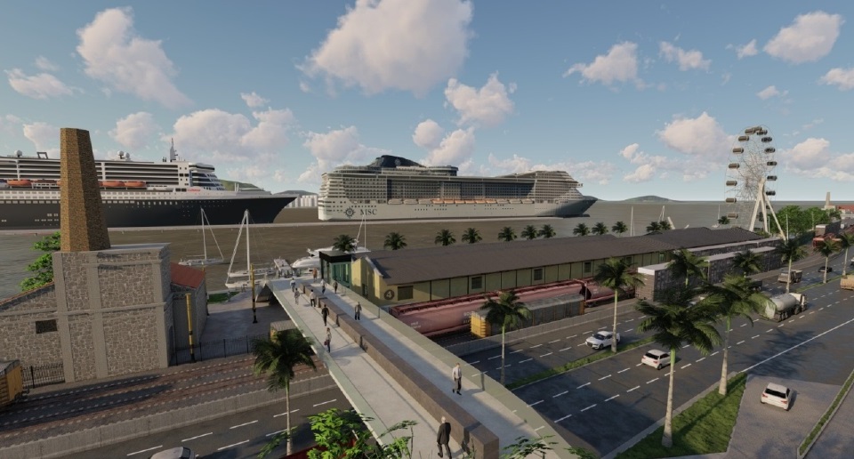 Centro de Santos ganhará boulevard com recursos da FIPS