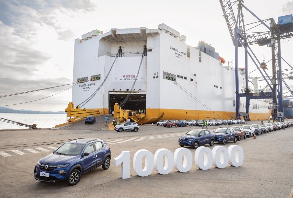 Renault chega a marca de 1 milhão de veículos exportados