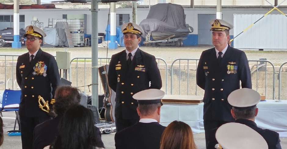 Marinha empossa novo comandante do Grupamento de Patrulha Naval Sul-Sudeste