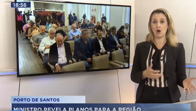 Visita do novo ministro de Portos e Aeroportos