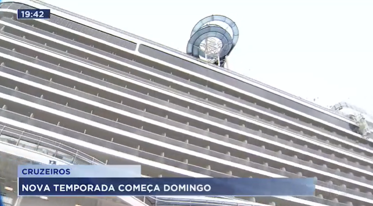 Temporada de Cruzeiros começa domingo