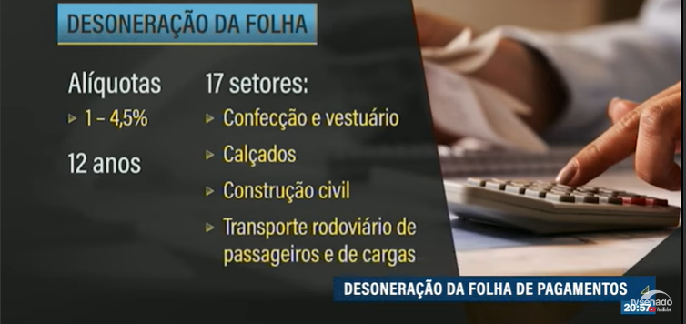 Senado aprova desoneração da folha de pagamentos de 17 setores