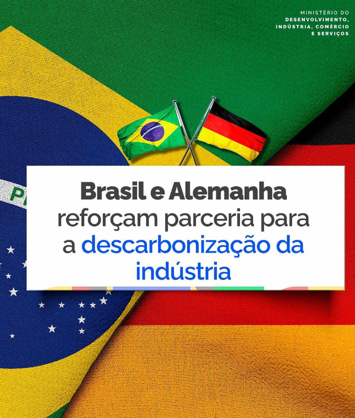Brasil e Alemanha debatem parceria para descarbonização da indústria