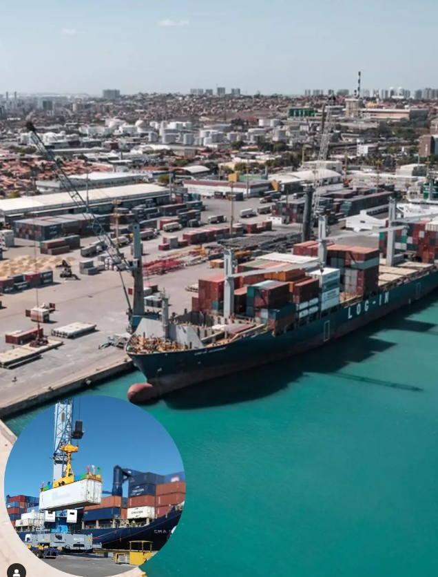 Porto de Fortaleza registra a maior movimentação de contêineres, em um único mês, dos últimos 8 anos