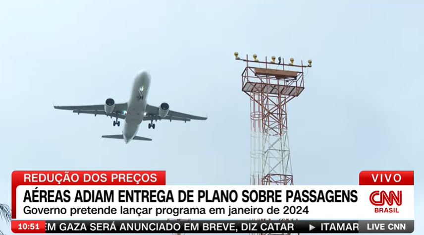 Companhias aéreas pedem mais prazo para plano de redução de preços