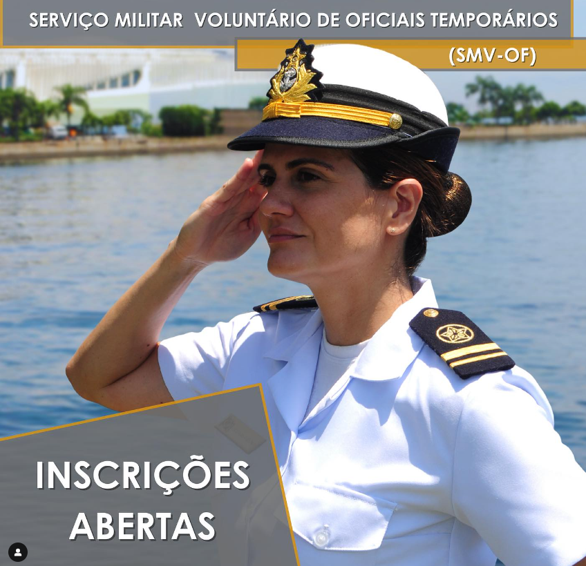 Marinha abre 410 vagas para oficiais temporários