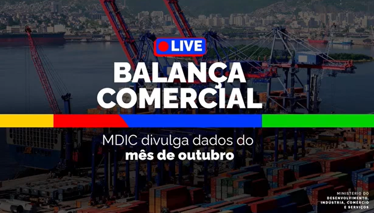 Saldo Comercial ultrapassa US$ 80 bi, maior valor da série histórica para os primeiros 10 meses do ano