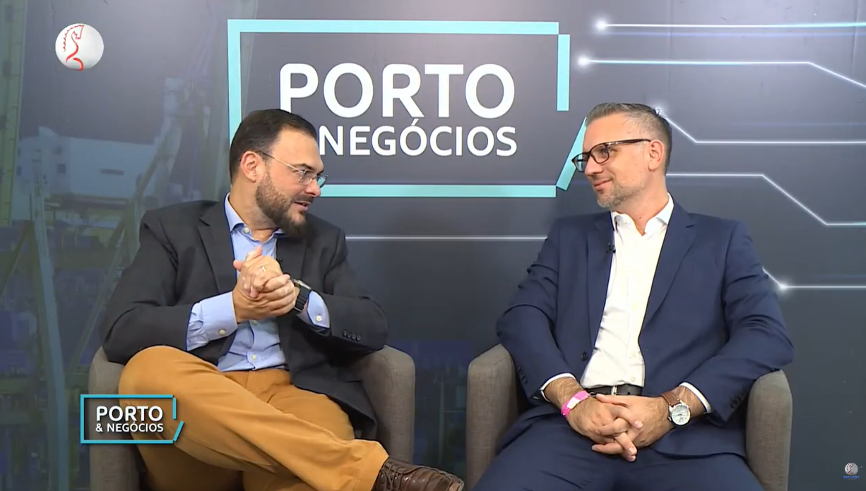 Gerente de Planejamento Logístico de Inovação da APS, Roberto Paveck, participa do programa especial Porto & Negócios e Inova Portos
