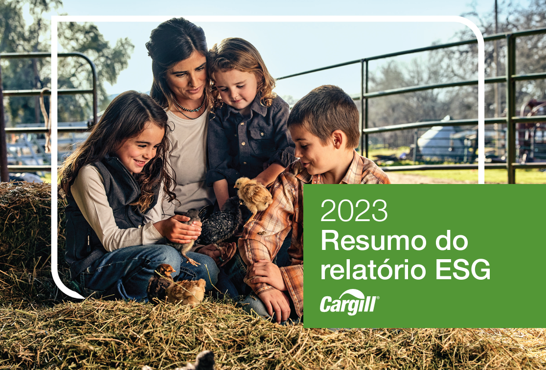 Relatório ESG da Cargill indica progresso em metas de sustentabilidade