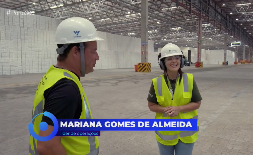 Porto 360° – Eldorado Brasil apresenta equipamento sobre trilhos que move cargas de forma eficiente