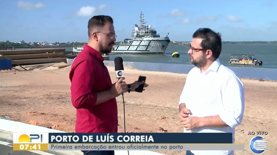 Porto Piauí recebe sua primeira embarcação de grande Porte