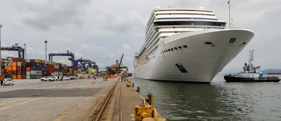 MSC confirma mais duas temporadas de cruzeiros no Porto de Paranaguá
