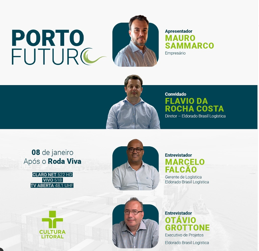 Flávio da Rocha Costa, diretor da Eldorado Brasil Logística aborda sobre os desafios na exportação de celulose, segmentos e inovações