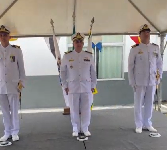 Delegacia Capitania dos Portos em São Sebastião: Capitão de Fragata André Castelo se despede e passa o comando para o Capitão de Fragata Silvio Proença