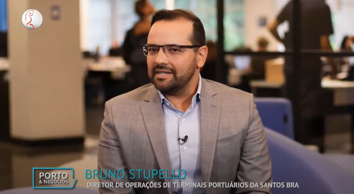 Diretor de Operações da Santos Brasil, Bruno Stupello participa do Programa Porto & Negócios