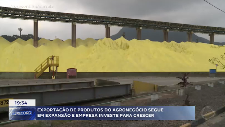 Exportação de produtos relacionados ao agronegócio cresce no Porto