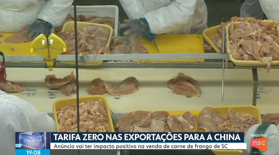 Tarifa zero nas exportações para a China vão beneficiar SC