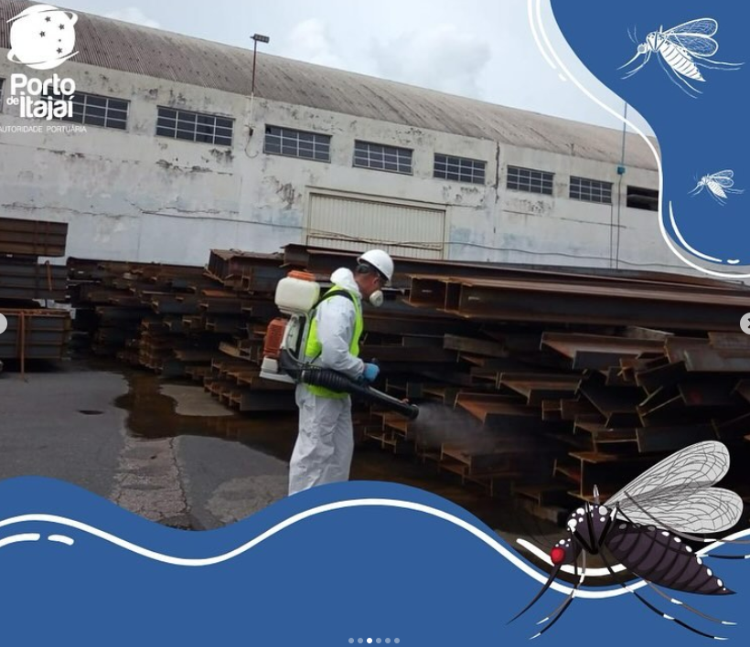 Porto de Itajaí intensifica ações no combate à dengue