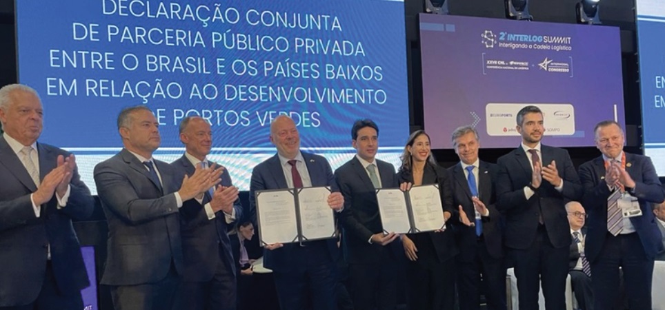 Brasil assina acordo com os Países Baixos para fortalecer agenda verde dos portos