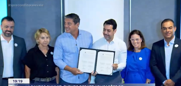 Projeto que aproxima o Porto e a Cidade é lançado na abertura do Santos Summit