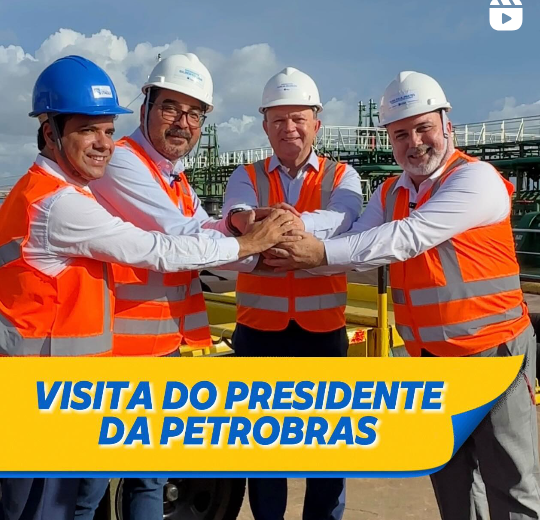 Porto do Itaqui recebe o presidente da Petrobras