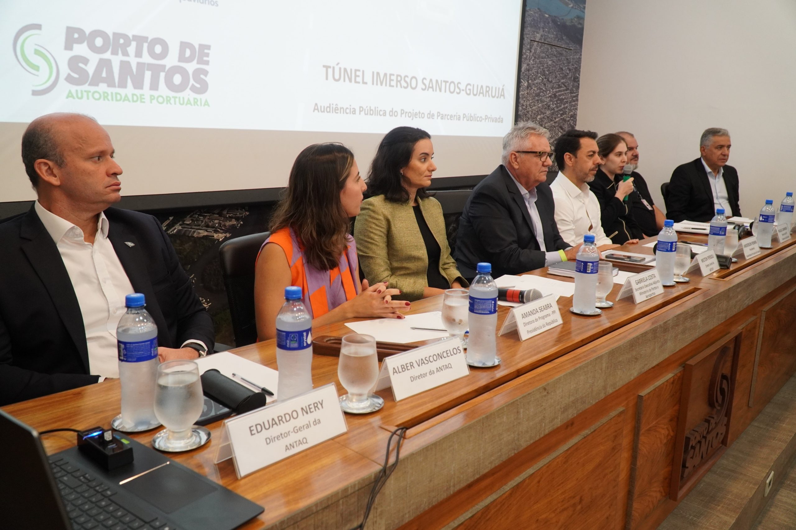 Autoridade Portuária de Santos recebe 3ª audiência pública do túnel Santos-Guarujá