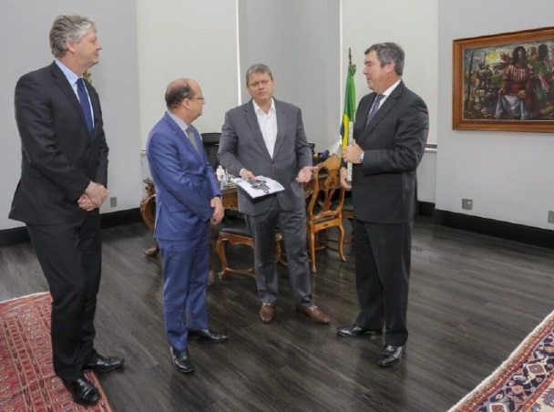 Governadores de MS e SP discutem Malha Oeste e Tietê-Paraná