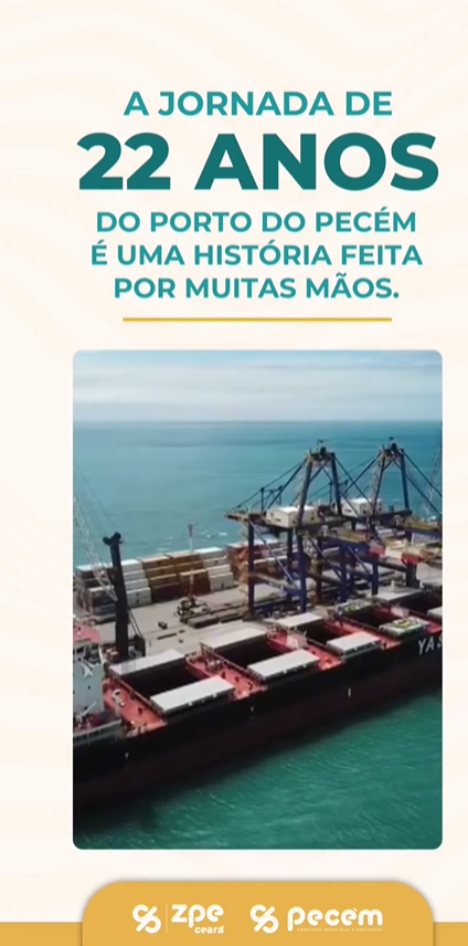 Porto do Pecém celebra 22 anos de fomento ao desenvolvimento, de olho em novos investimentos