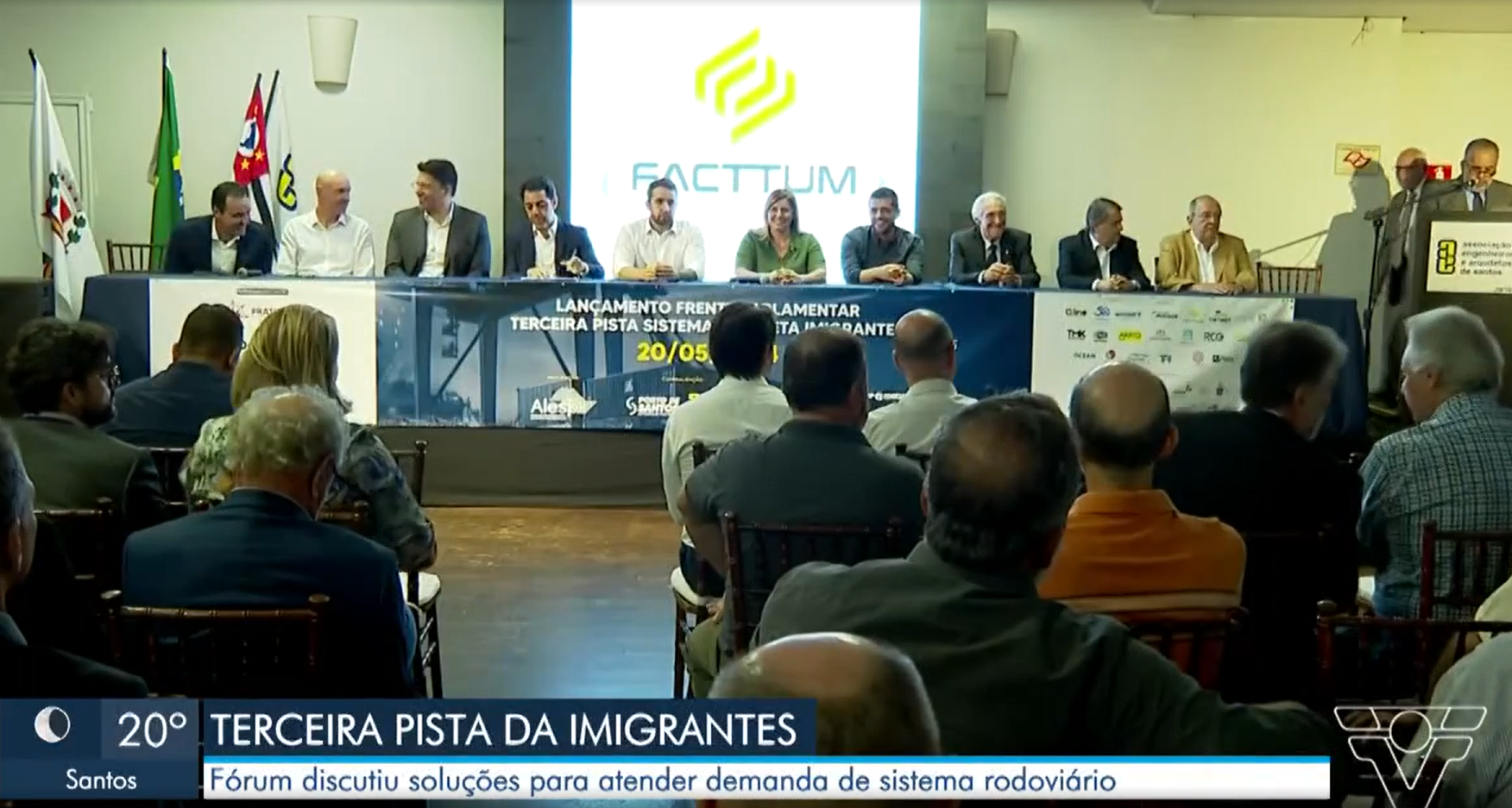 Soluções para o sistema rodoviário são discutidas em Santos, SP