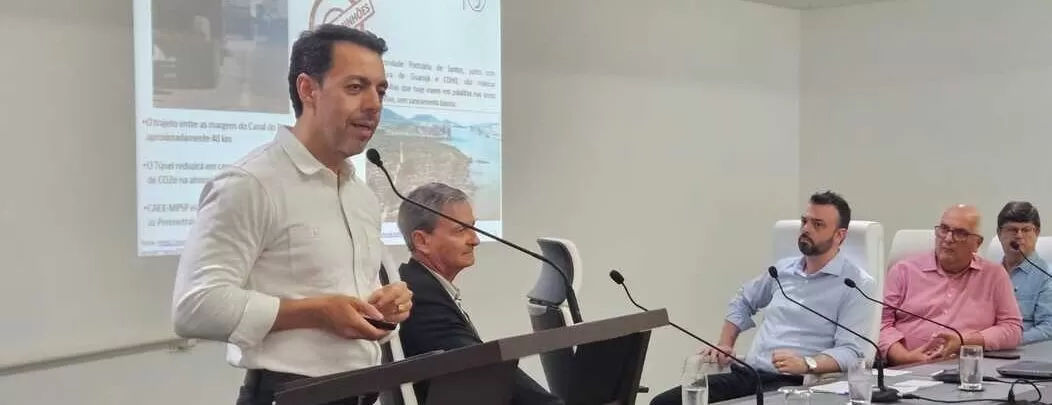 Túnel Santos-Guarujá: obras estão previstas para o 2º semestre de 2025