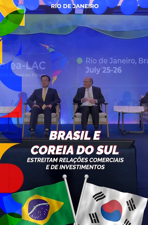 Brasil e Coreia do Sul reafirmam interesse mútuo em ampliar comércio e investimentos
