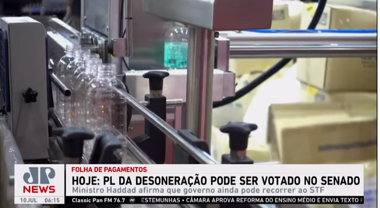 Desoneração da folha de pagamentos pode ser votada no Senado nesta quarta