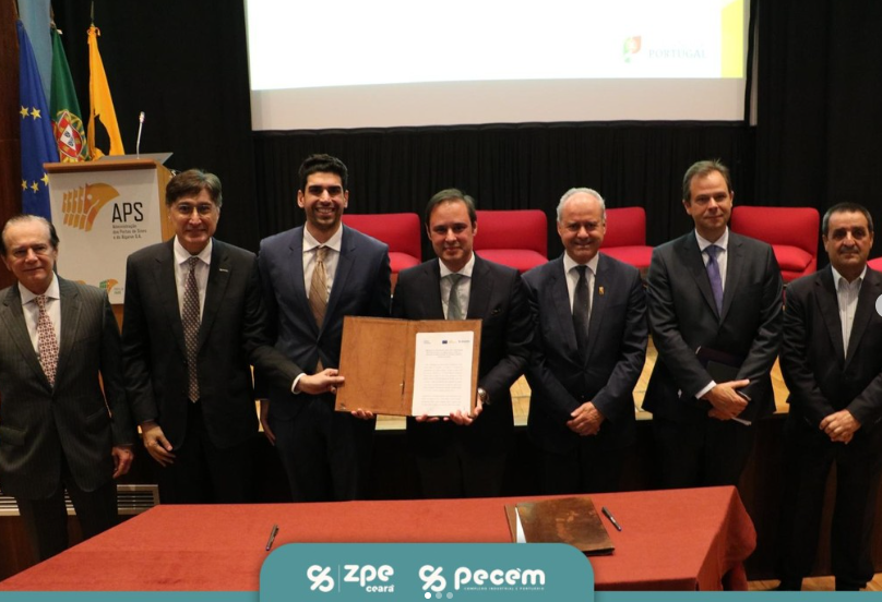 Complexo do Pecém e Portos de Sines Firmam Acordo para Corredores Logísticos Sustentáveis