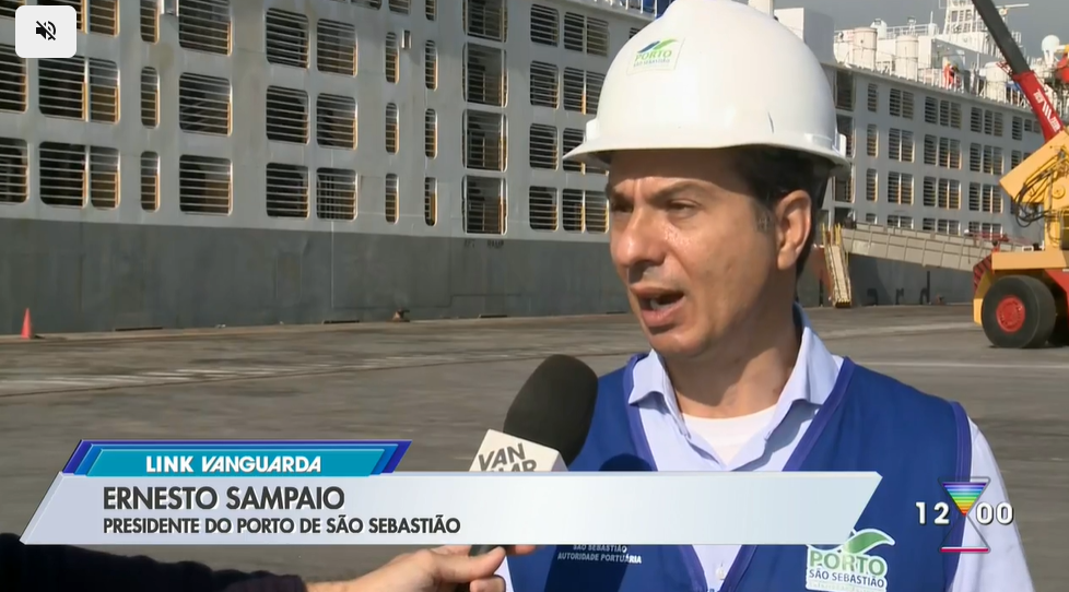 Porto de São Sebastião tem alta no transporte de cargas