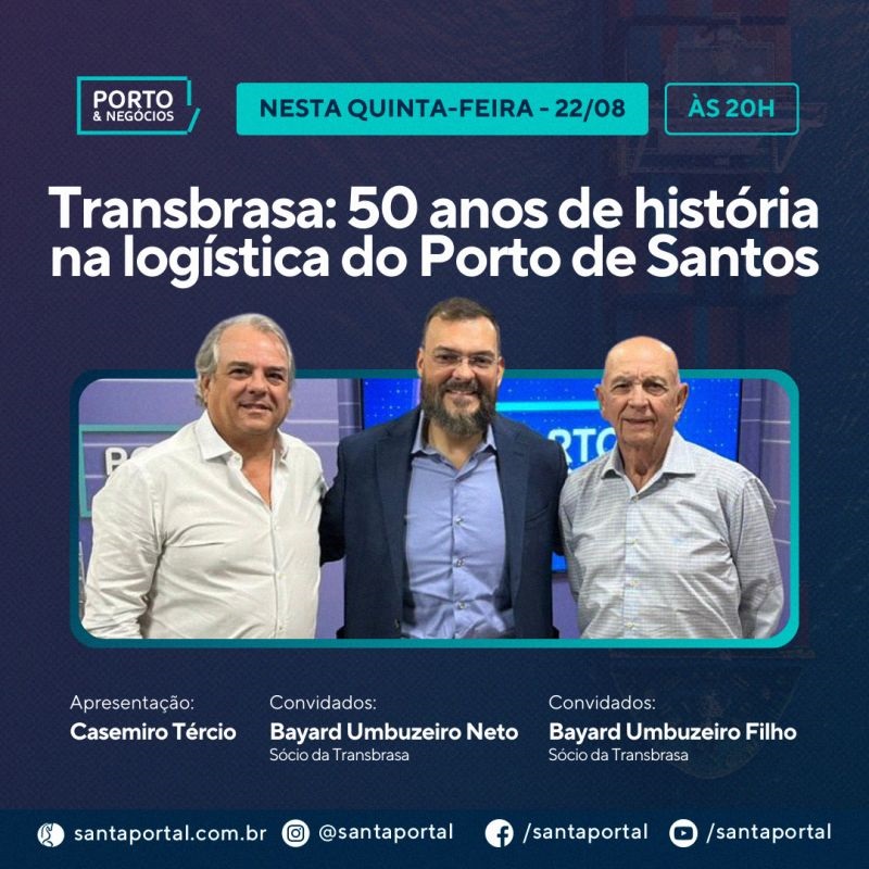 Transbrasa: 50 anos de história na logística do Porto de Santos