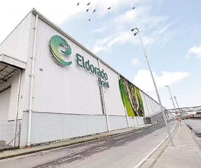 Eldorado aumenta em 45% a operação com celulose no Porto