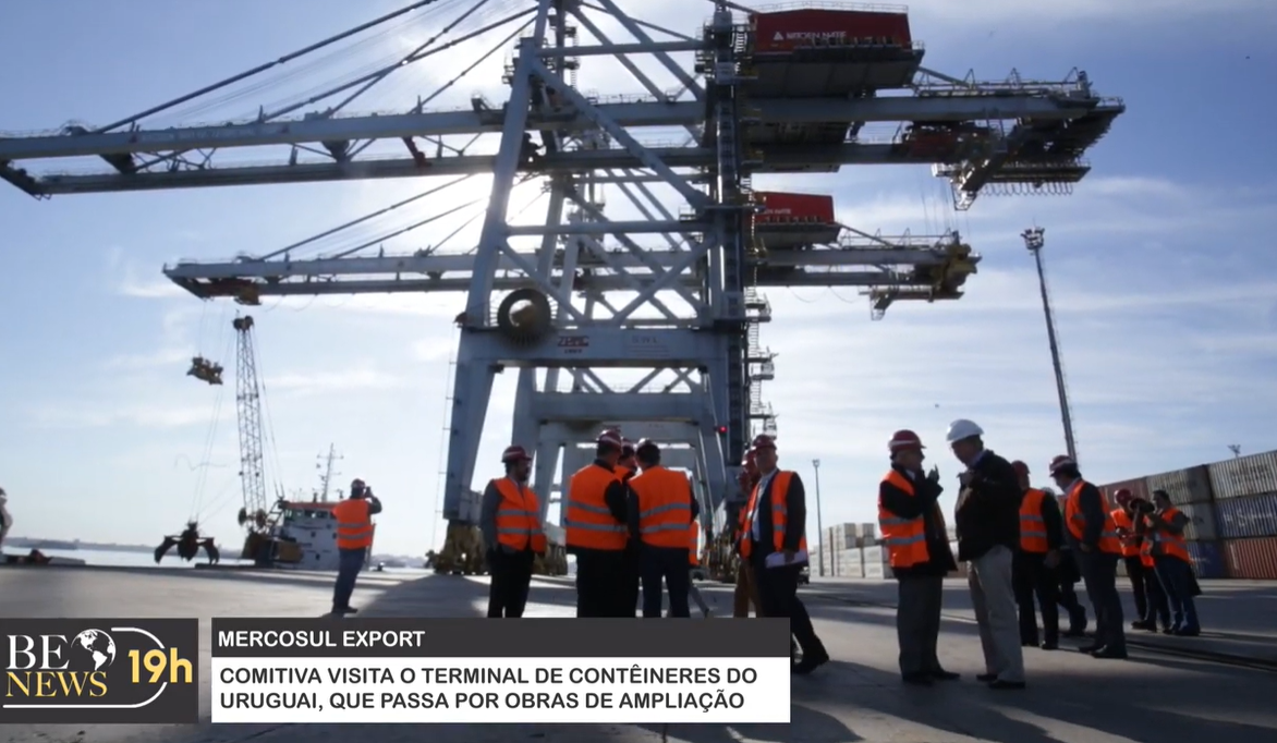 Comitiva visita Porto de Montevidéu 
