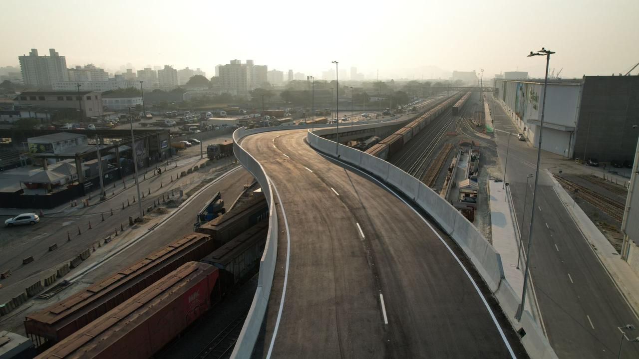 APS inaugura na próxima quinta-feira novo viaduto no Porto de Santos