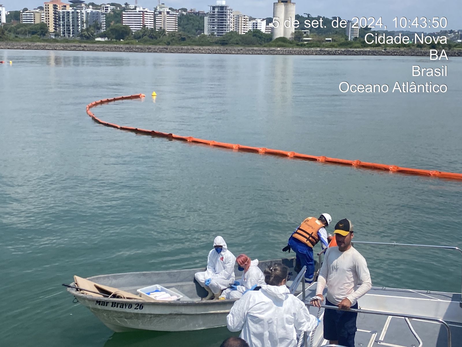 CODEBA realiza simulado de emergência ambiental no Porto de Ilhéus