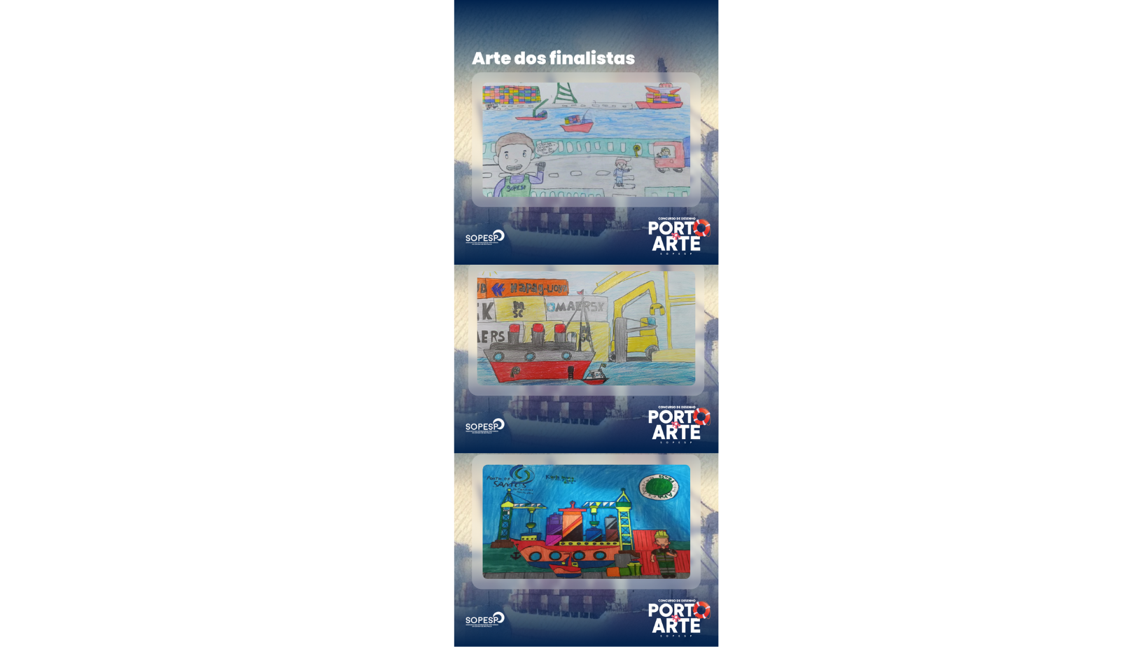 Concurso Porto & Arte – Vote no seu desenho favorito!