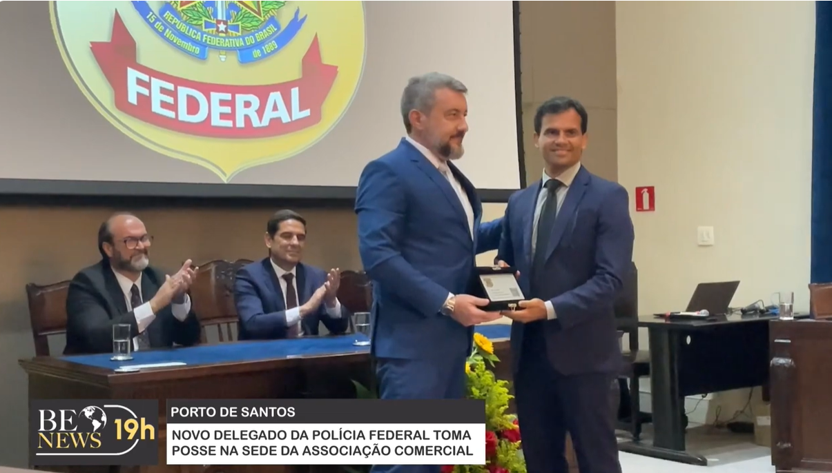 Novo delegado da PF toma posse em Santos 