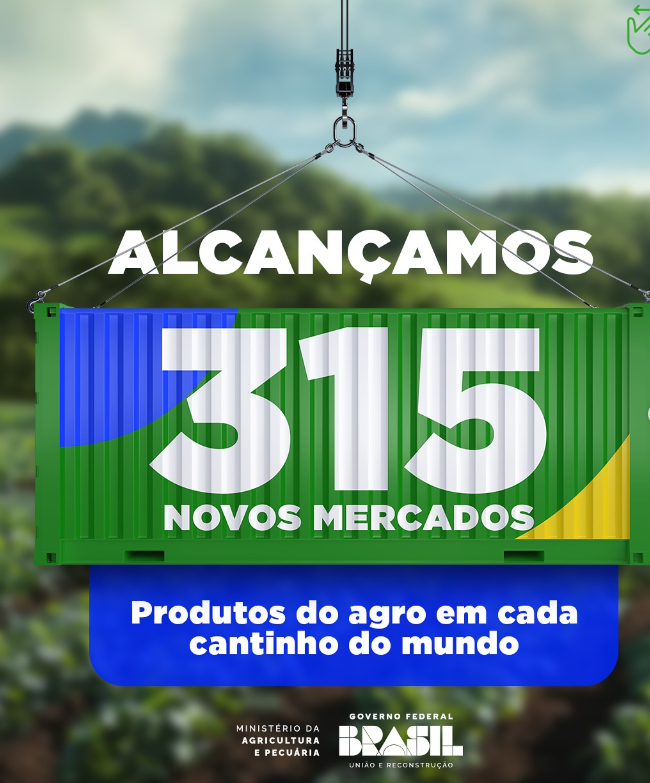 Brasil amplia exportações agropecuárias com novas autorizações da Coreia do Sul e do Vietnã