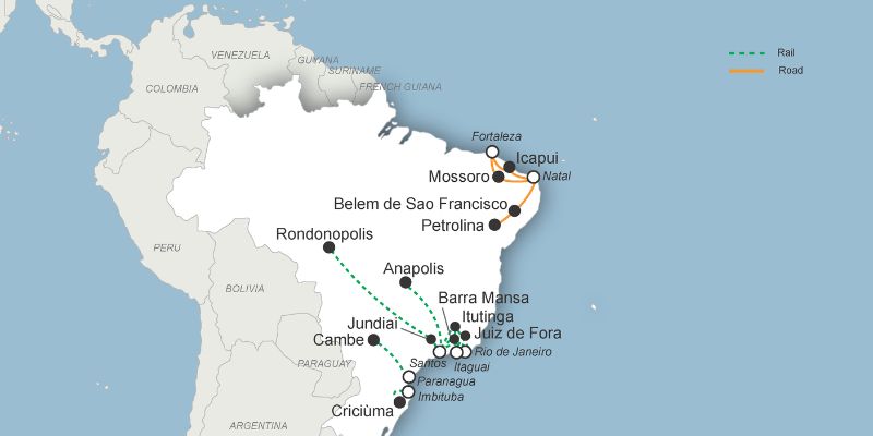 CMA CGM Brasil reforça soluções intermodais sustentáveis com integração ferroviária